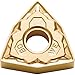 Kyocera WNMG 431WE TN620 Grade Uncoated Cermet, 0 Degree, Trigon, Negative Rake Angle, Neutral Turning Insert for Light Interruption and Finishing-Medium in (P) Carbon/Alloy Steel (10 Pieces)