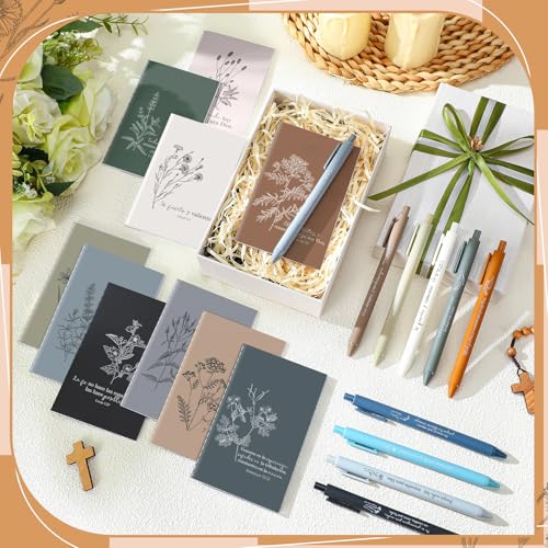 Carnet de notes et stylo Sayglossy avec versets de la Bible en espagnol pour l'église