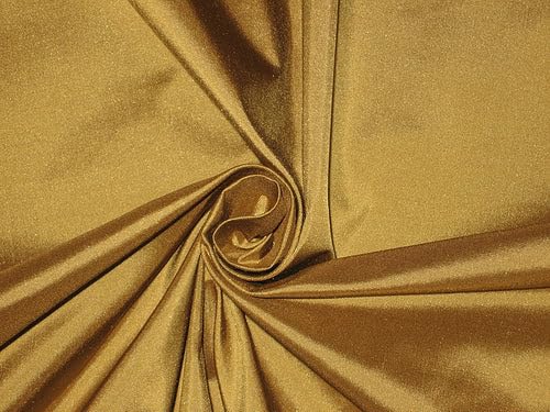 Tissu taffetas 100% pure soie au mètre camel dessert pour vêtement
