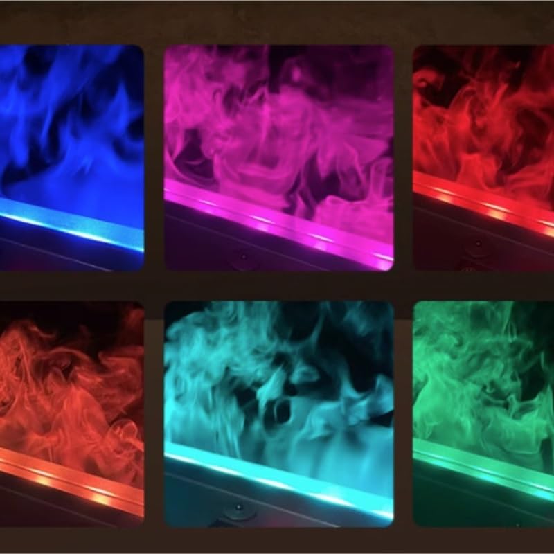 Palenisko dla pary wodnej Home 3D Atomizacja Kominek Nordic Wbudowany elektroniczny kominek regulowany z panelem sterowania i pilotem dekoracyjny kominek elektryczny (1500 mm)