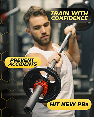 Barbell Clips, Olympic Barbell Clamps, Barbell Collars 2", Weight Clips For Bars, Clips For Weightlifting Bar, Weight Collars, Lifting Clips, Gym Clips #TOP5