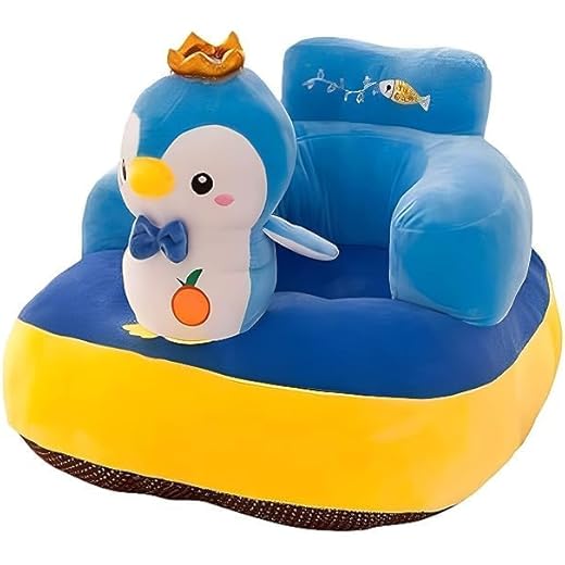 KIZDY Soft Plush Penguin Cushion Seat