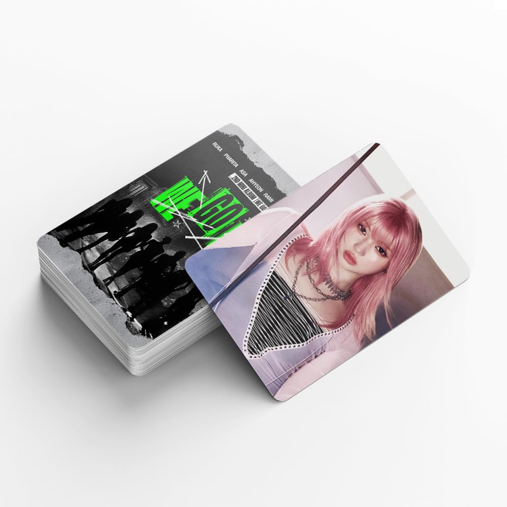 Cartes photo BABYMONSTER BM PSYCHO, 60 cartes et 32 autocollants, pour fans
