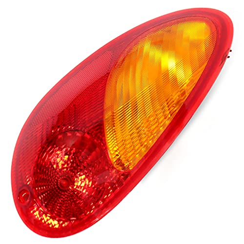 HECASA Tail Light Compatible with 2001-2005 Chrysler PT Cruiser Taillight Tail Lamp Brake Lamp Left LH Replacement for 5288743AG CH2800145 w/Bulb (Driver Side)