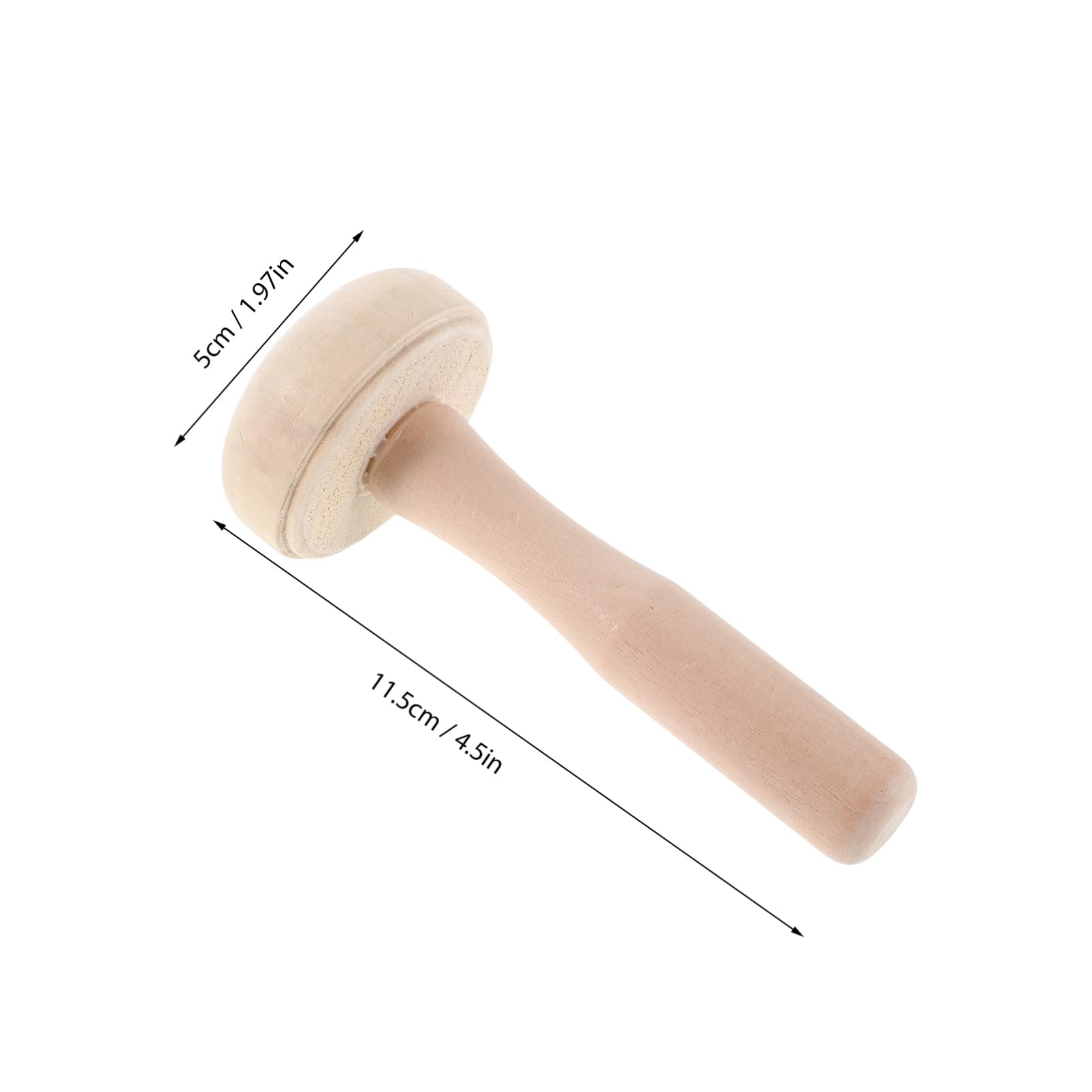 OSALADI 8pcs Wooden Print Carving Set Wood Rubbing Roller Natural Wood Mushrooms Carving Tool Rubbing Roller for Wood Mushrooms for Crafts Drawing Rubbing Roller Wood Carving Beige