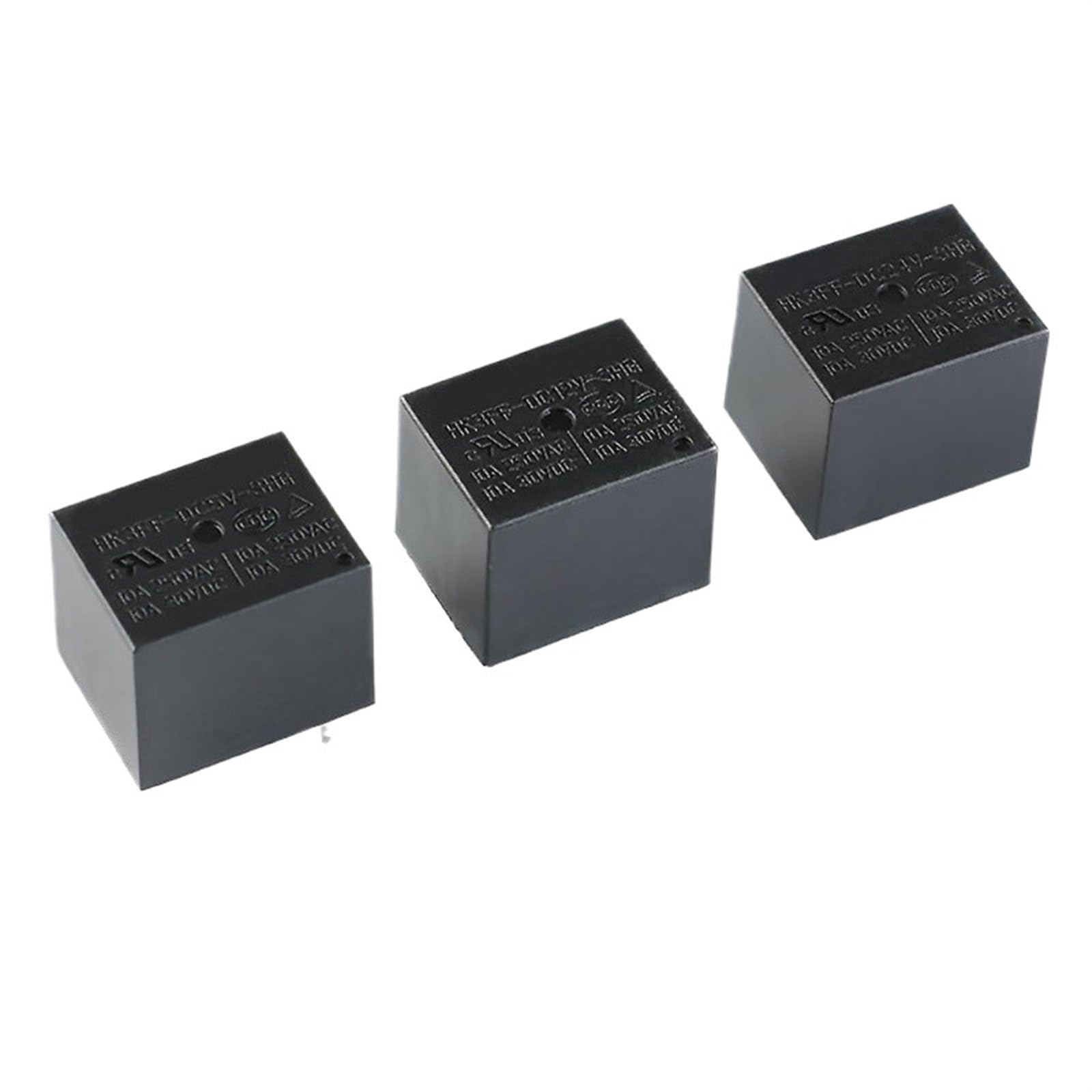 Relé de potencia HK3FF-DC24V-SHG de 5 pines y 10A para control de circuitos 3