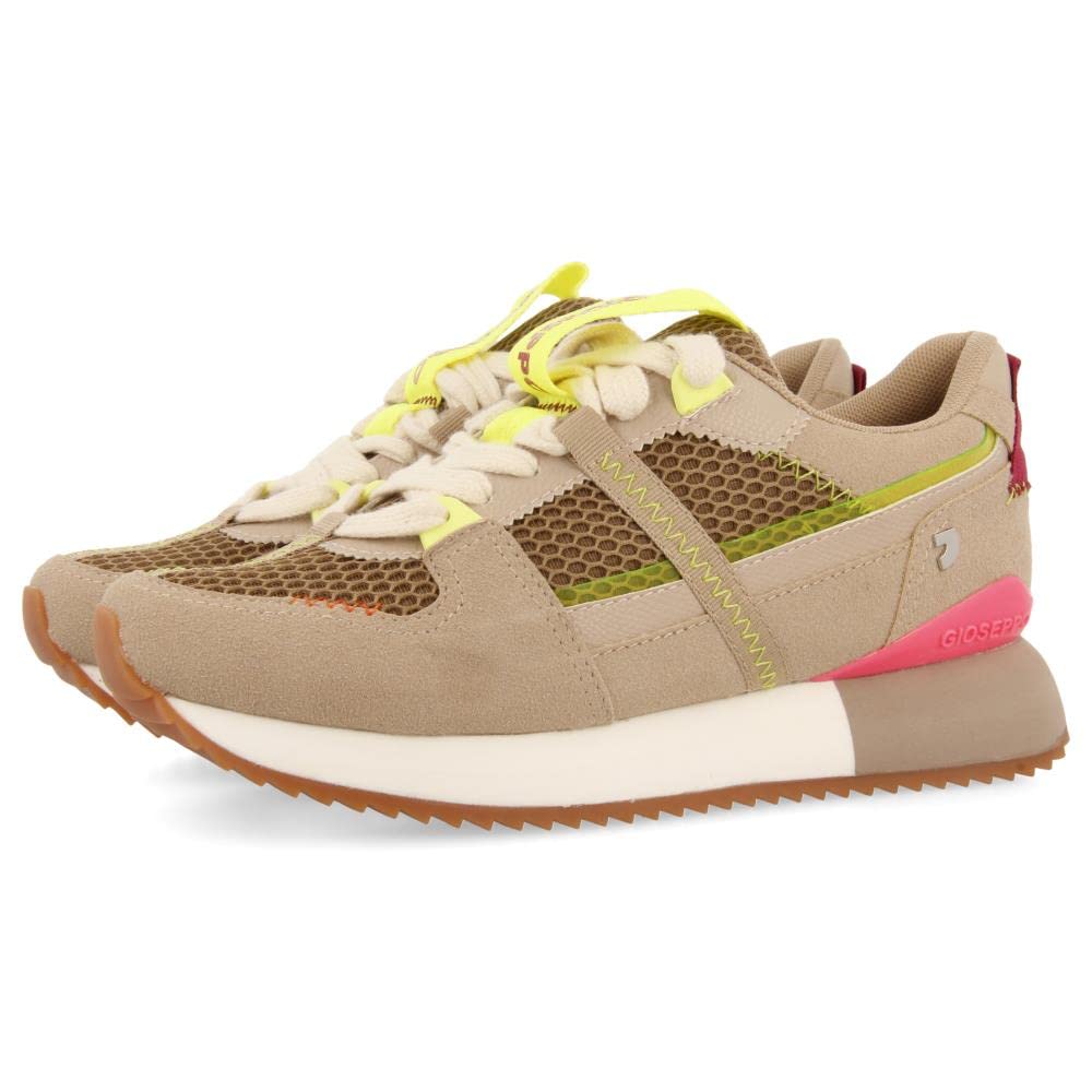 GIOSEPPO Women's Thorens Trainers, Beige, 4 UK