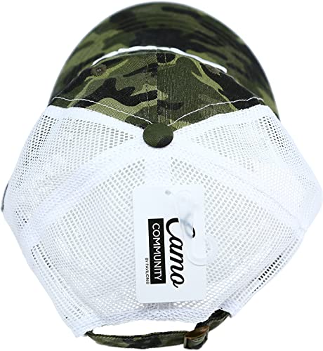 Pavilion Gift Mama Bear Baseball Cap - Pink Camo Adjustable Snapback Hat With 3D Embroidery - View #8