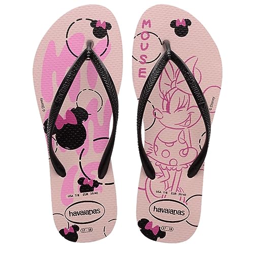 Havaianas Slim Disney (Mini Me), Sandalias Niñas, Peony Rose, 31/32 EU