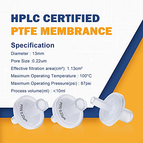 Image of Welded Syringe Filters, Pack of 100, [PTFE Hydrophilic Membrane] Diameter 13 mm Pore Size 0.45 μm Filtration by Labfil