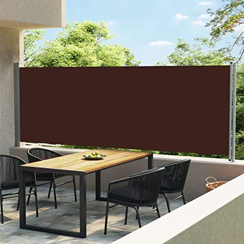 Toldo lateral retráctil negro de 200x300 cm ideal para desayunar sin viento en el balcón 2