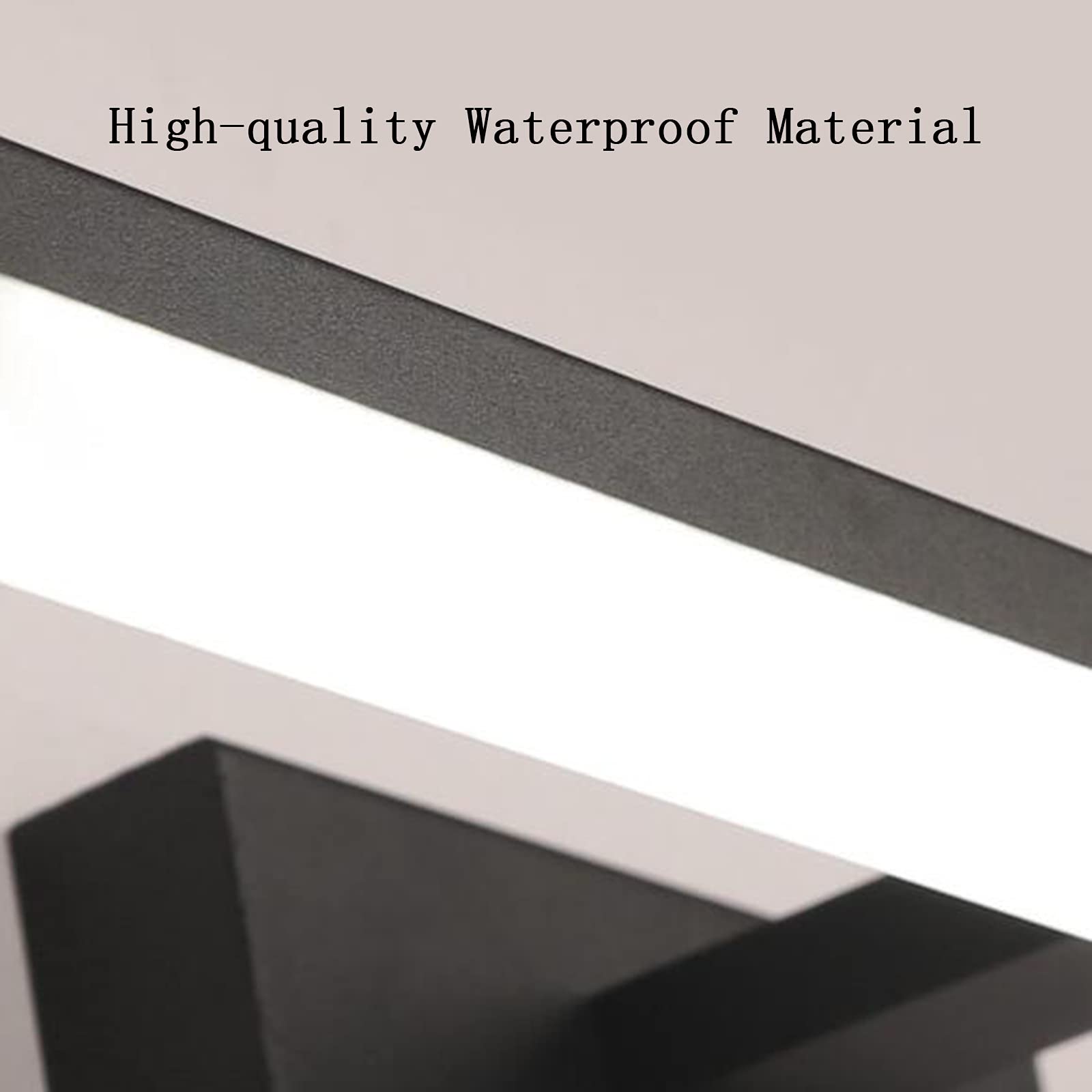 Luce Notturna a LED per Specchio da toeletta, Frontale, IP44, Impermeabile, per Bagno, Applique da Parete, per Trucco, Lampada da Bagno Singola (50 cm, Bianco)
