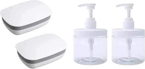 Soporte para jabón, jabonera, jabonera, bomba de jabón, dispensador de botellas, botellas de plástico con bomba de plástico, botellas recargables