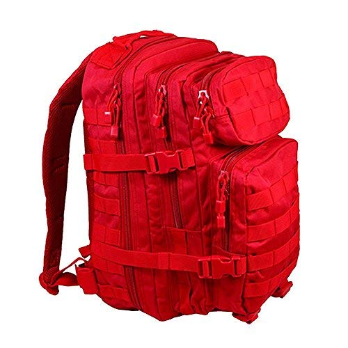 Mil Tec Tec: Mochila táctica de combate  20   color rojo