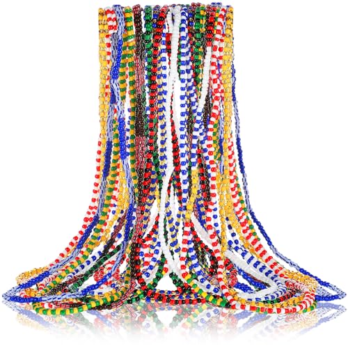 11 Pcs Santeria Bead Necklace Set Eleke Collar De Santeria Elegua Unisex Stretch Necklace Orula Eleggua Shango Oya