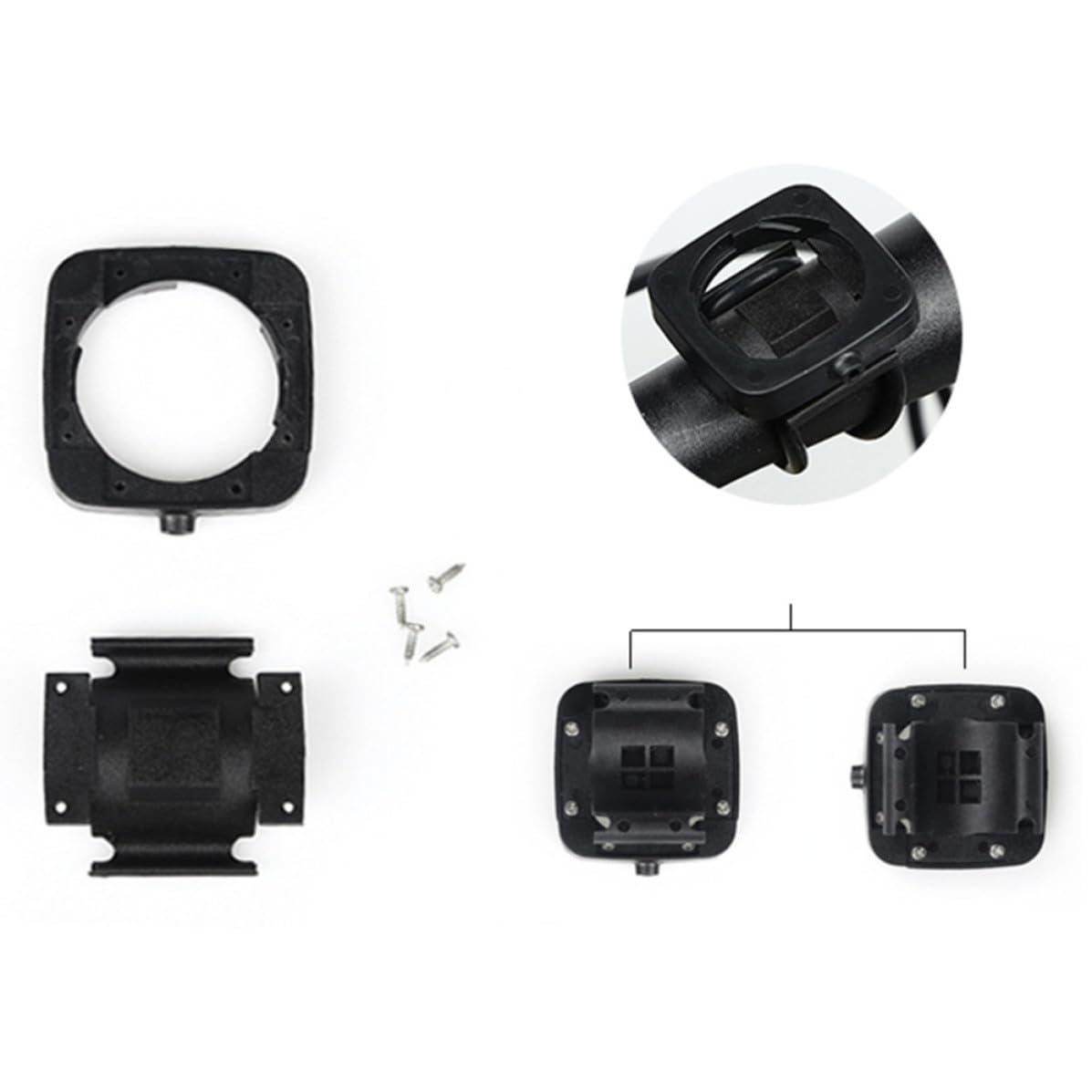 Velocímetro Negro Fondo para Luz Inalámbrico de Bicicleta