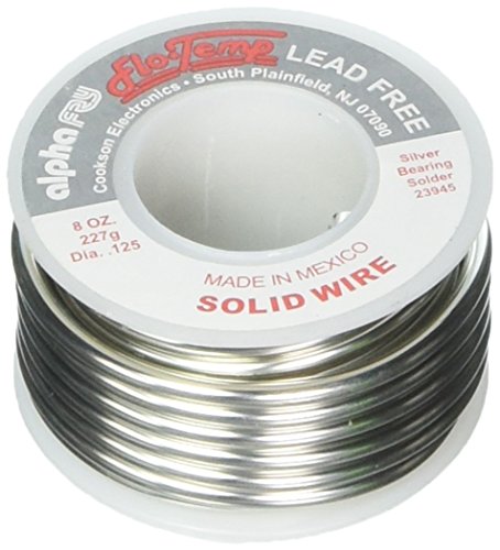 ALPHA METALS AM23945 8 oz 125 GP Silver Solder