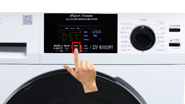 【na.e】 Smooth Reversible All-in-one Equator Advanced Appliances All-in-One Washer Dryer with Pet
