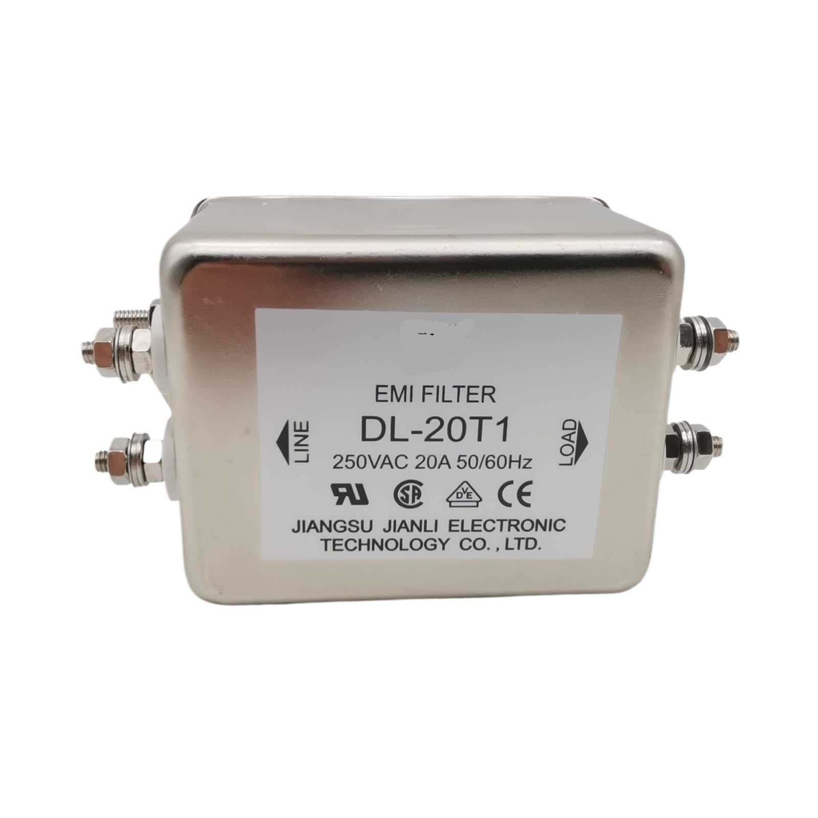 1 PCS Power Filter DL-50EA3 50A DL-10T1DL-30EA3DL-10DZ2 DL-20D1(DL -20T1 Single Phase 20A)