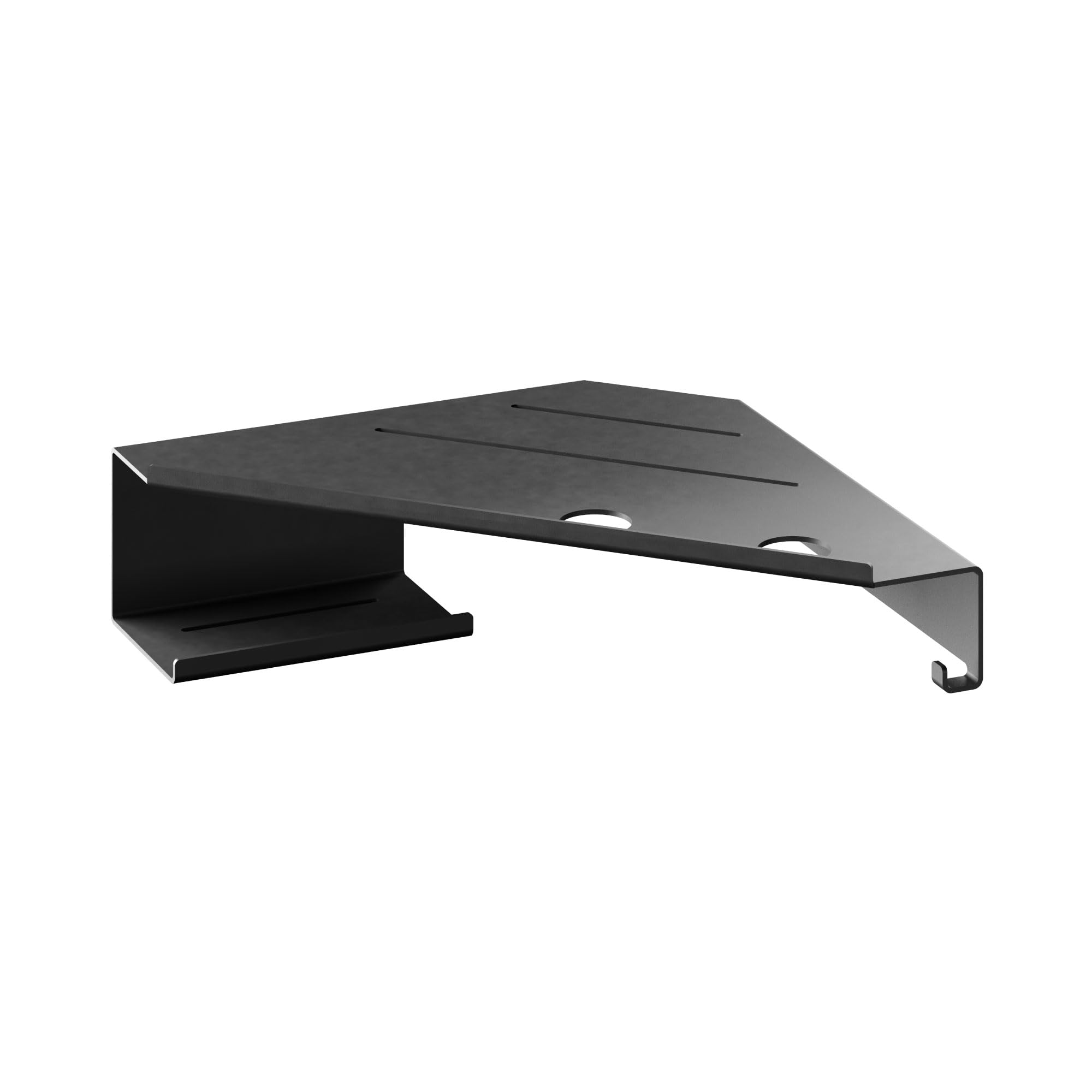 Étagère de douche d'angle YOUS® noir profond sans perçage pour salle de bain