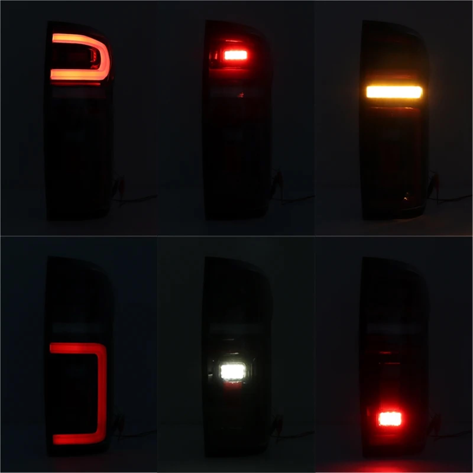 Lampa tylna zespolona Do Great Wall PAO POER Pickup Truck Passenger Version Lampa tylna samochodowa 4133101XPW04A 4133100XPW04A Halogen światła(Black Right)