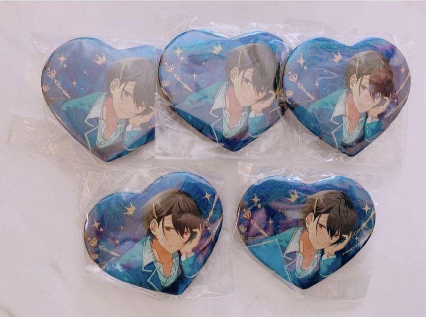 あんスタ 中国 缶バッジ キャラバッジ ハート 特典 朔間凛月 凛月 朔間凛月 ハート缶バッジ 願望 あんスタ 中国 缶バッジ キャラバッジ