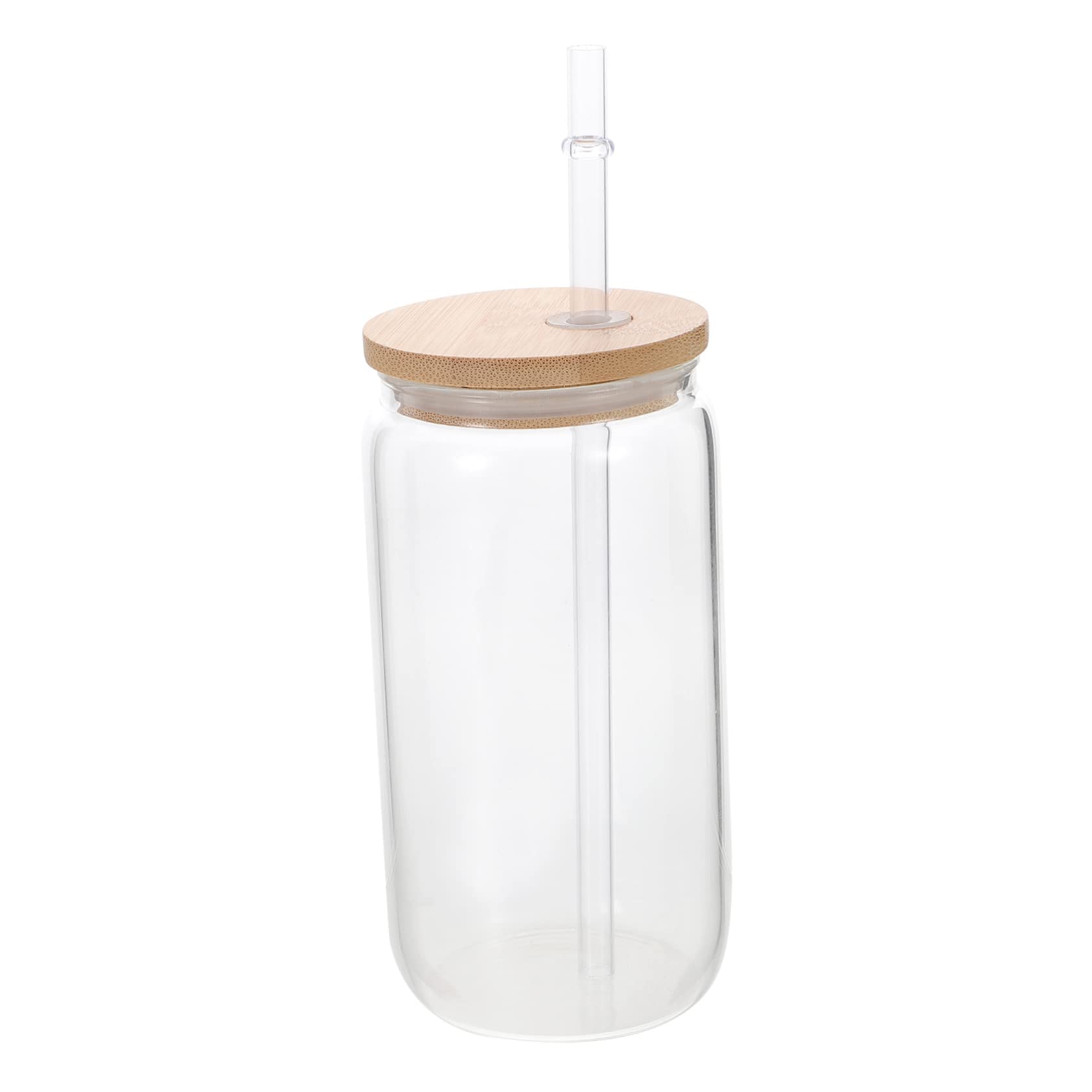 12oz Clear Drinking Glasses Can-shaped Iced Beverage Cups High Borosilicate Glass for Juice Beer and Smoothies Stylish and