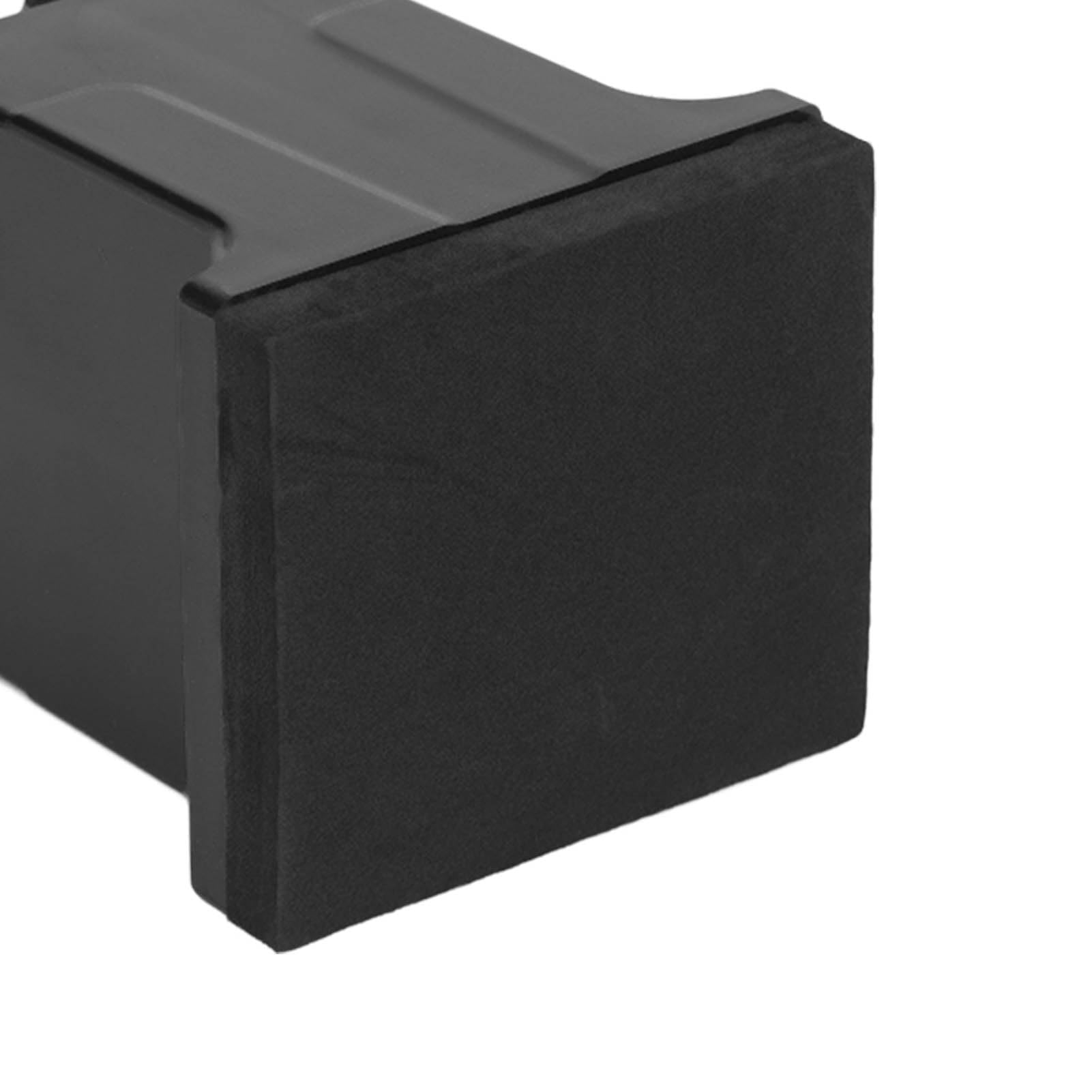 4 Pezzi Alzate Regolabili per Mobili, Alzata in Gomma Resistente con Morsetto a Vite Regolabile per Letto, Sedia, Tavolo, Divano, Scrivania (Nero)