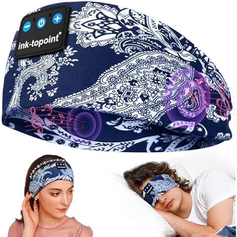 ink-topoint Bluetooth Sleep Headphones with Headband Cover