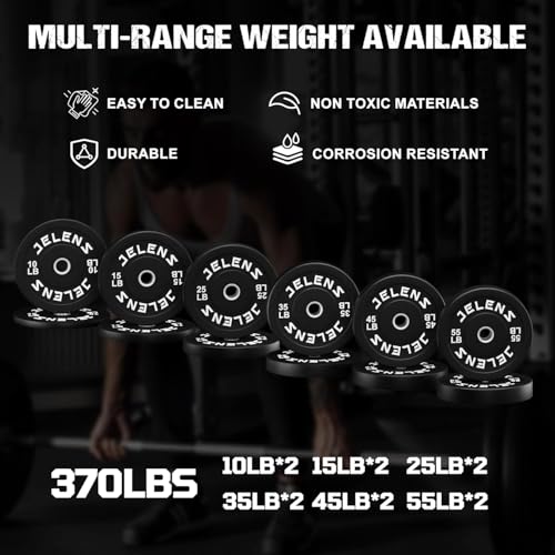 Image of JELENS S11 Power Cage, 2000LB Multi-Function Power Rack with LAT Pulldown, Squat Rack with Adjustable Pulley System and Training Attachments, Weight Rack for Home Gym