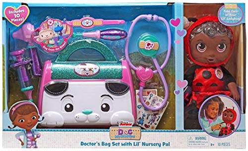 Limited Discount Disney Junior Doc Mcstuffin Pet Rescue Doctor's Bag Set with Lil' Nursery Pal Playset (Ladybug)