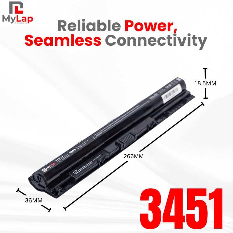 Image of Mylap M5Y1K Battery | 14 Month Replacement Warranty | for Dell Inspiron 15 5000 3000 Series 5566 5558 5559 5555 5758 3567 3551 3552 3558 14 3451 3452 3458 5458 17 5755 VN3N0 HD4J0 P51F P47F P63F P64G