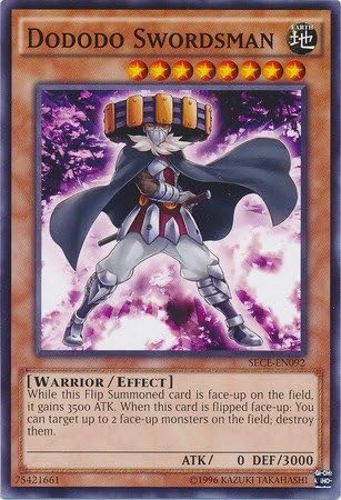 YU-GI-OH! - Dododo Swordsman (SECE-EN092) - Secretos de la Eternidad Super Edition - Edición ilimitada - Común