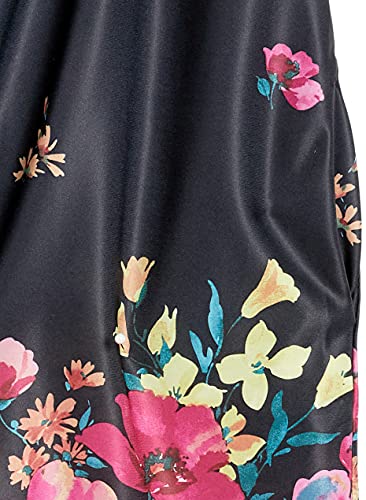 Image of AmeriMark Casual Women's Patio Muumuu House Dress Loose Comfortable Short Sleeve Sun Dress Lounger Gown Sleepwear for Ladies