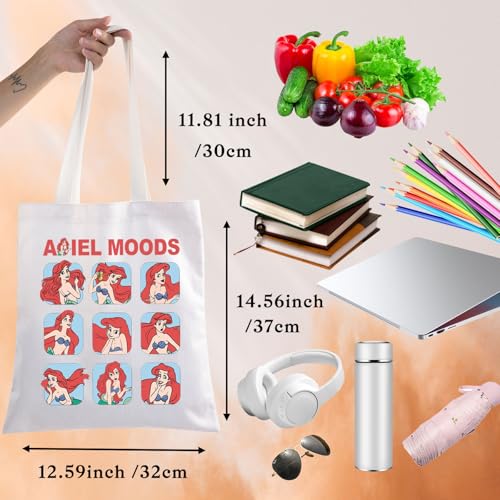 Bolsa tote sirena para fans y princesas miniatura 4