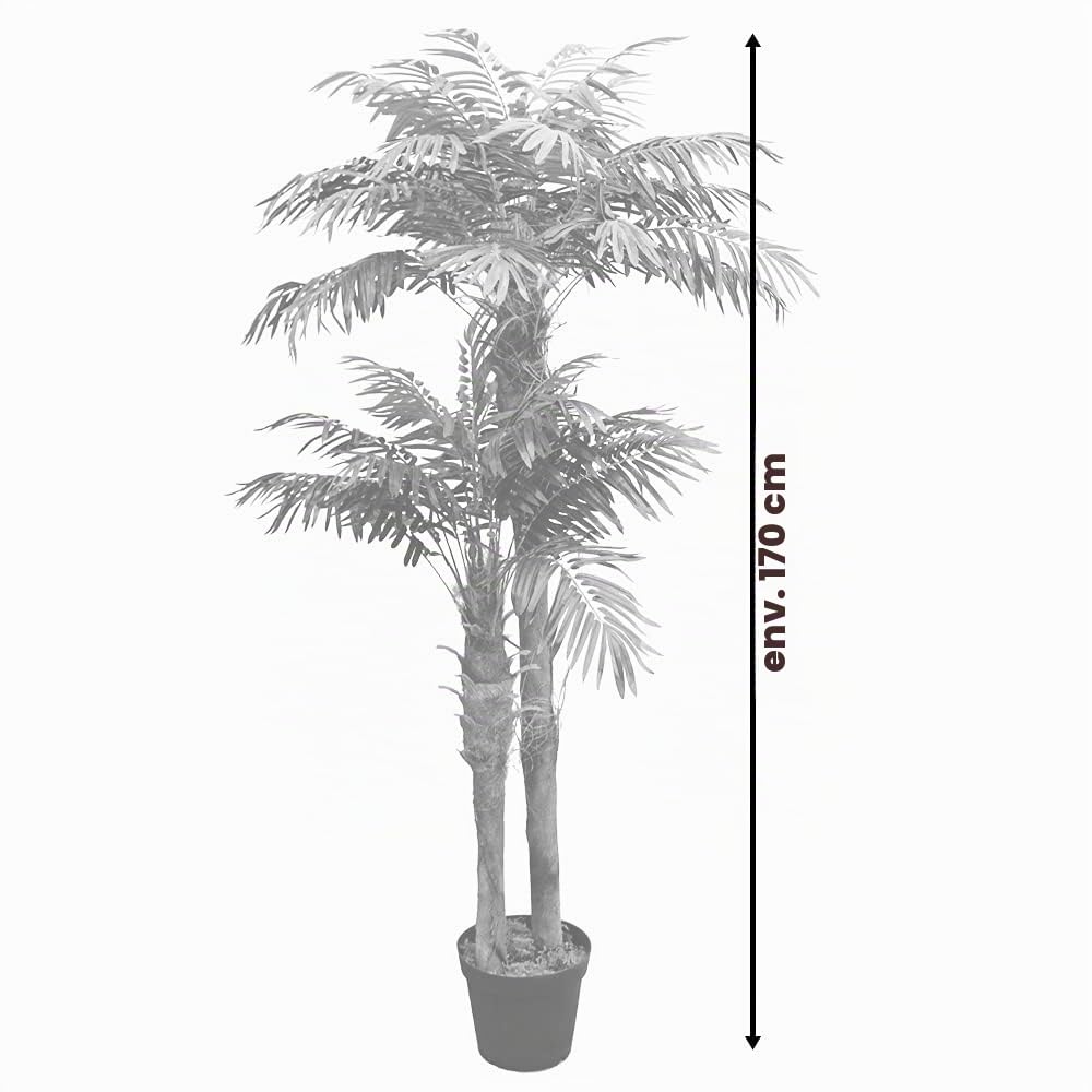 Palmier Cocotier Plante Arbre Artificielle Artificiel 170cm Decovego