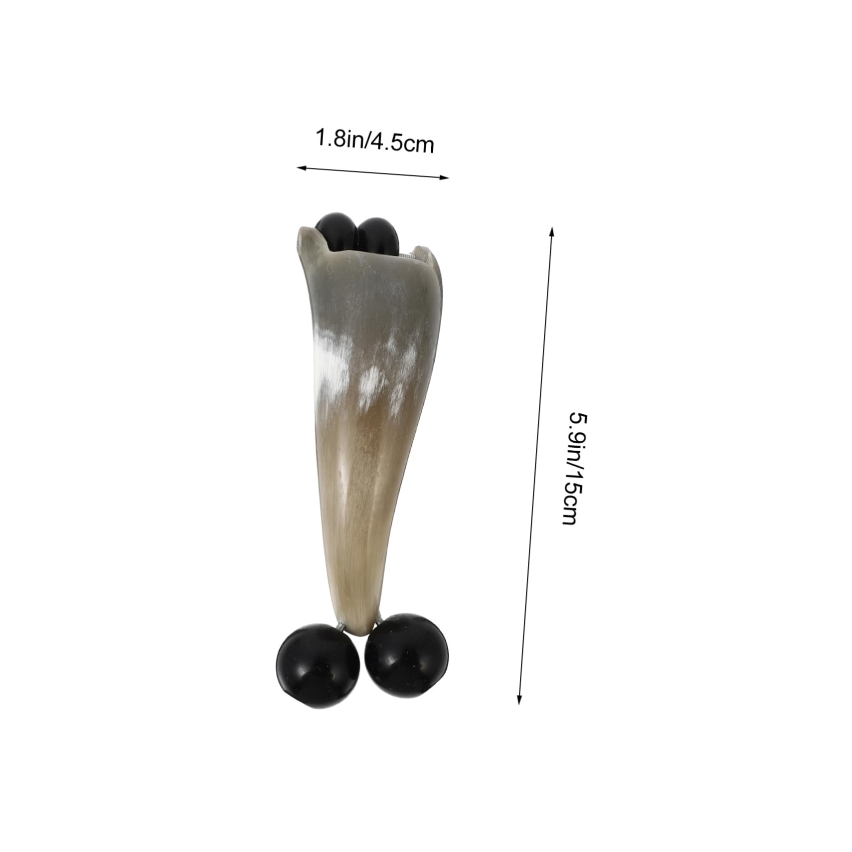 Beavorty 3stücke Horn Massage Wheel Ergonomischer Massage Roller Für Gezielte Muskelentspannung Und Durchblutungsförderung Für Zuhause Und Unterwegs