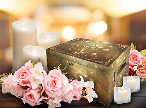 Image of Cross Cremation Urns for Human Ashes Adult Male Chest Urns for Ashes
