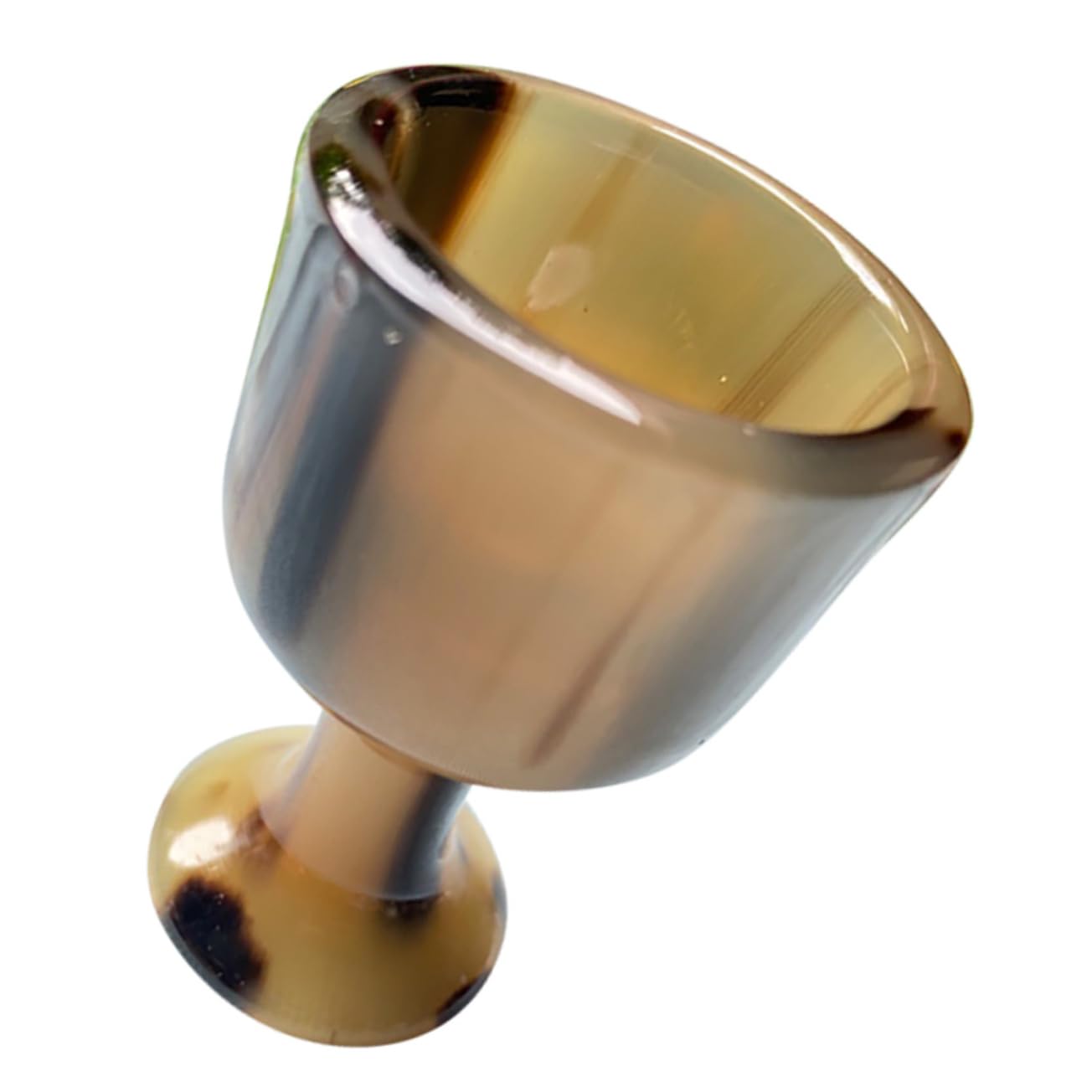 Cabilock 3 Copas De Cuerno Resistentes para Beber Vino Hechas De Material Decorativo.