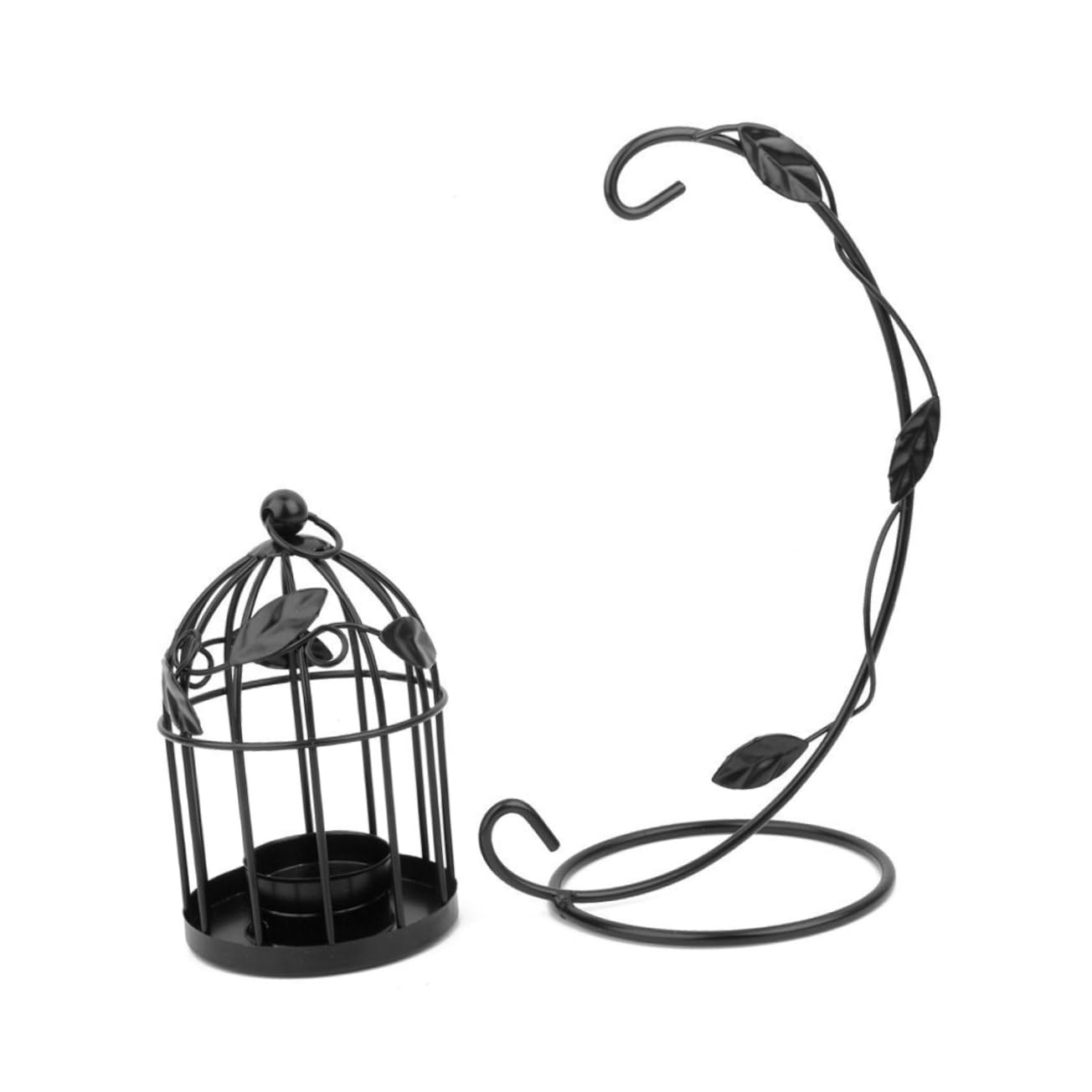 STOBAZA Hanging Candlestick Wire Candlestick Table Candlestick Candle Holder Candle Cage