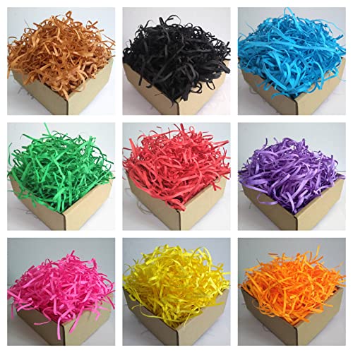 Image of PN PRISM Shredded Paper For Packing, 50 Gms, Paper Shred, Paper Grass, Decorative Paper Fillers For Diy Crafts, Gift Wrapping, Easter Basket, Christmas, Birthday Decoration - Pink