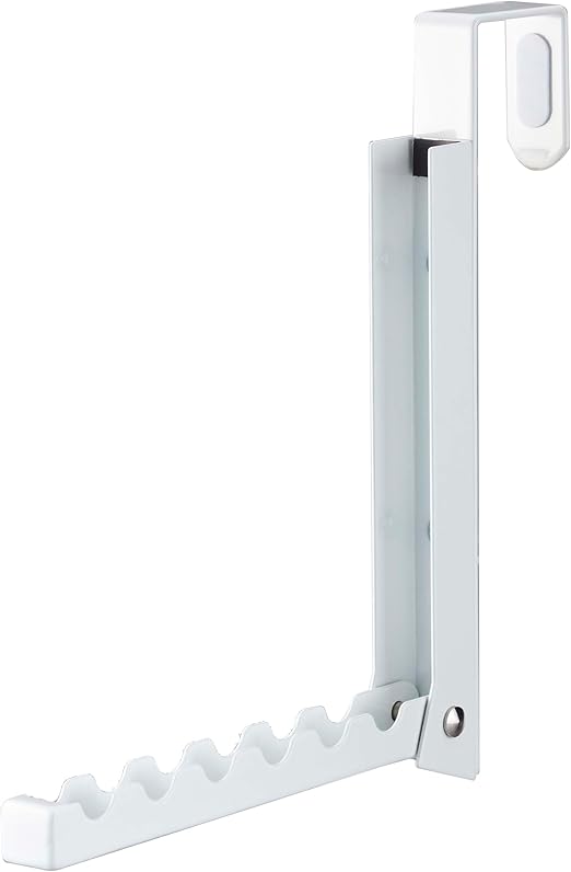 Yamazaki Home 7161 Over The Door Alloy Steel Hooks - Folding Hanging Coat Rack