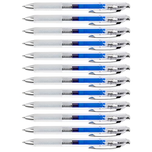 Bolígrafo Pentel EnerGel ICE 0.7mm Tinta Azul x12