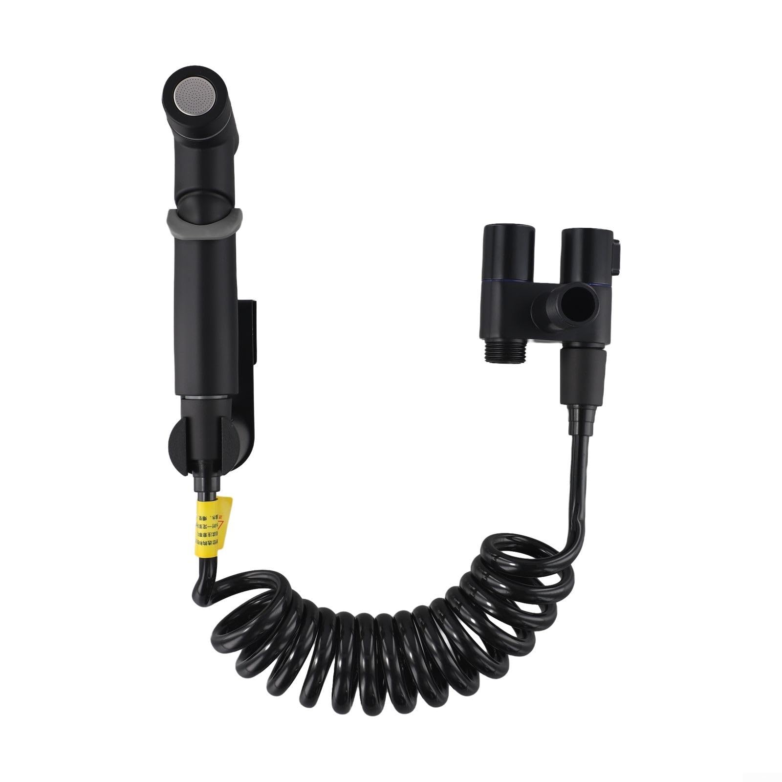 Set spruzzatore portatile per bidet per bagno, valvola in ottone, staffa di montaggio e nastro di tenuta, ideale per la pulizia del WC e l'igiene degli animali domestici