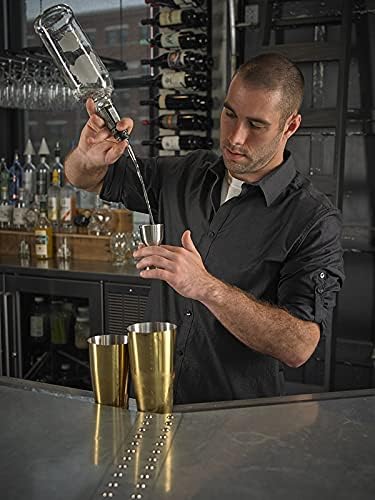 Miniatura 11 de Barfly M37006 - Jigger de campana de borde recto resistente, 1 oz x 2 oz, acero inoxidable