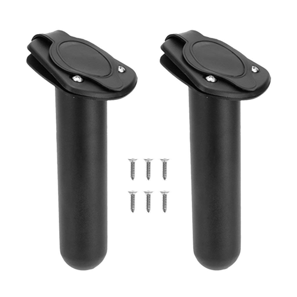 2 Pcs Porte-canne à Pêche avec Clip Pagaie de Kayak Canoë Support de Canne à Pêche
