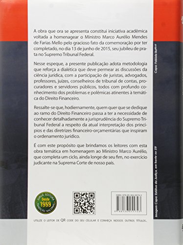 Direito Financeiro na Jurisprudência do Supremo Tribunal Federal: Homenagem ao Ministro Marco Auréli