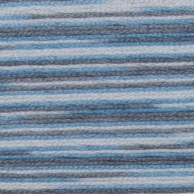 Image of KCS Big skeins of 25 Meters Size 25 Color Variegated Cross Stitch Stranded Threads,6 skeins,4010