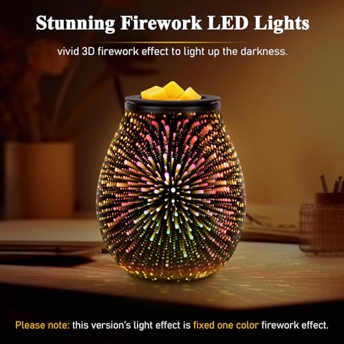 Bobolyn Glass Electric Oil Burner Wax Melts Burner Warmer Melter Fragrance Wax Burner for Home Office Bedroom Living Room Gifts - Image 3