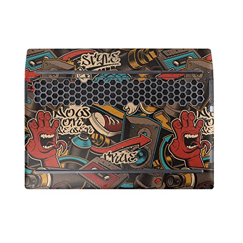 Image of MightySkins Skin Compatible with Alienware M17 R5 (2022) Full Wrap Kit - Orange Hip Hop | Protective, Durable, and Unique Vinyl Decal wrap Cover | Easy to Apply & Change Styles | Made in The USA